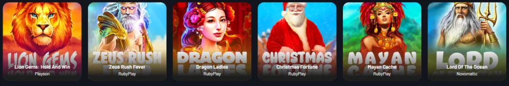Extensive Game Library at Seven Casino